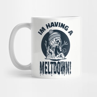 I'm Having a Meltdown Snowman Design Mug